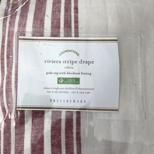 Pottery Barn Riviera Stripe Drape